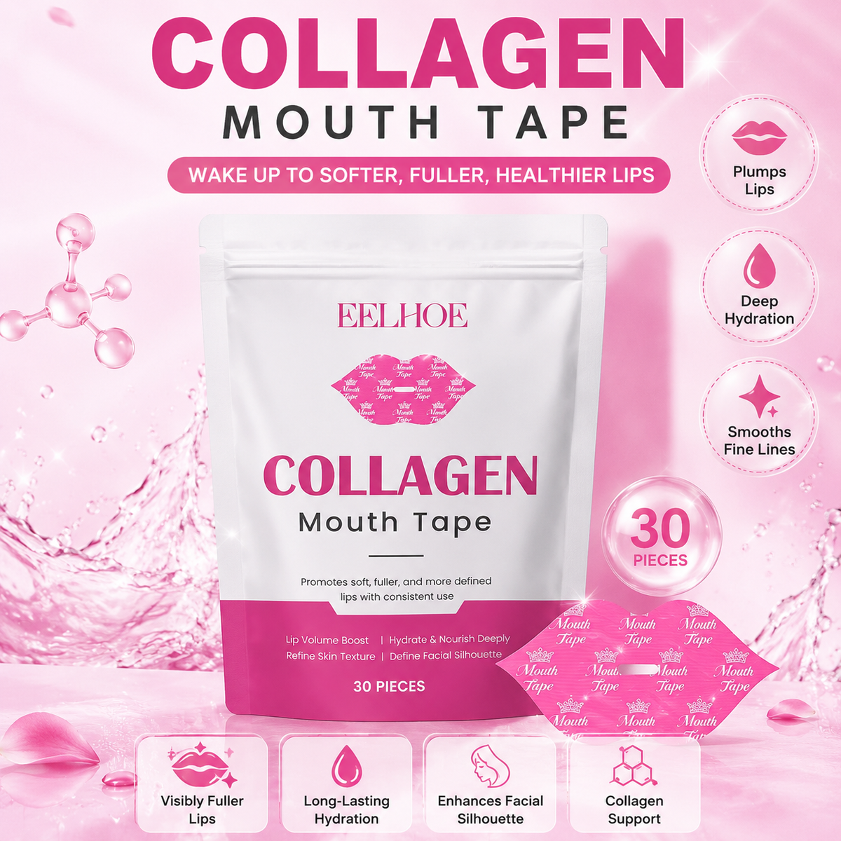 Hydrating Lip Sleep Patches