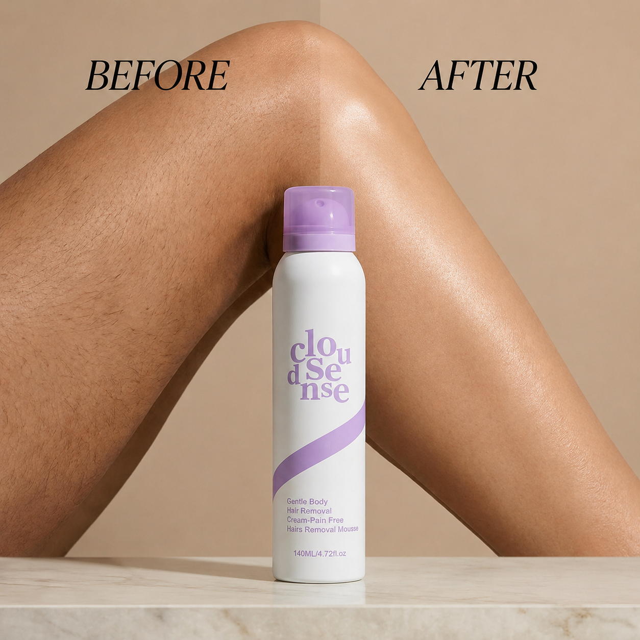 Razor-Free Cloud Hair Removal Mousse