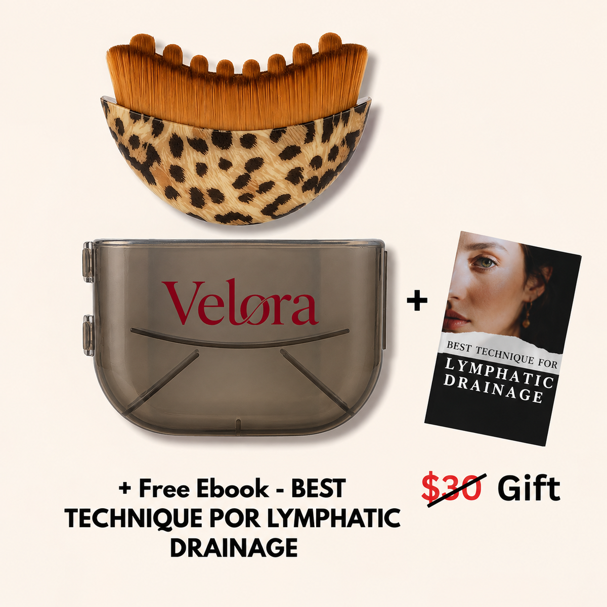 Velora Lymphatic Face Brush