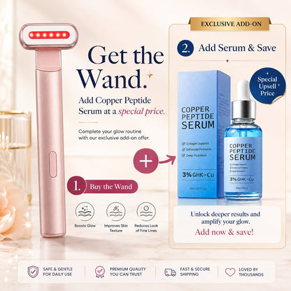 4-in-1 Red Light Therapy Skincare Wand