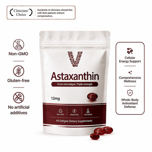 Velora Astaxanthin - Nature’s Most Powerful Antioxidant for Whole Body Support & Cellular Protection