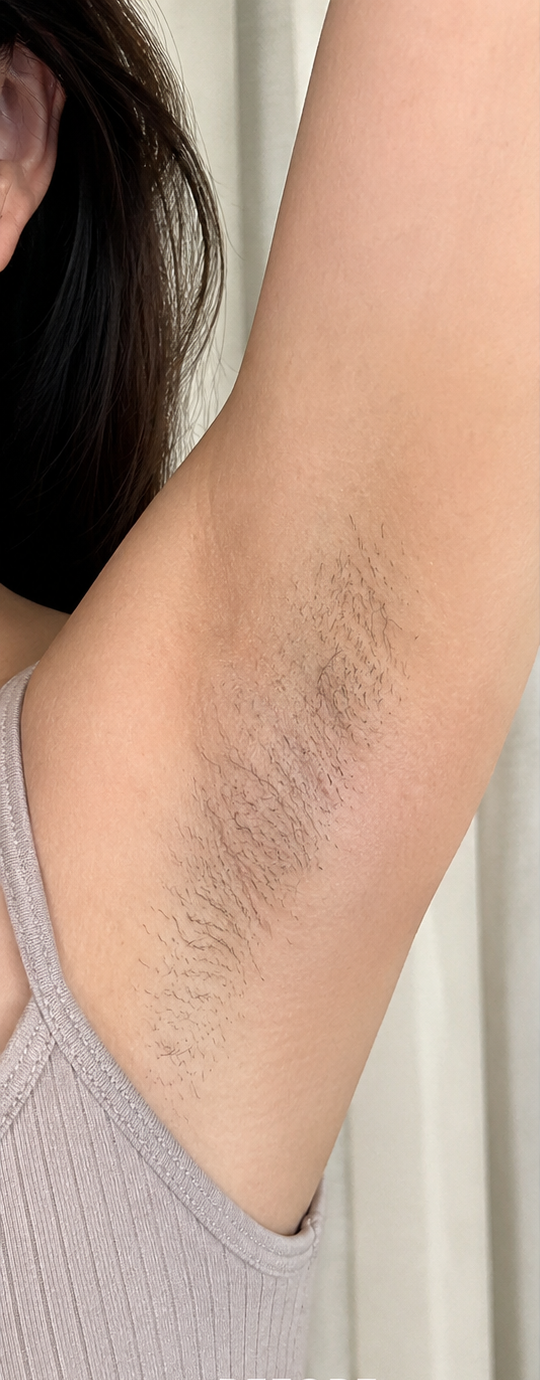 Underarms before