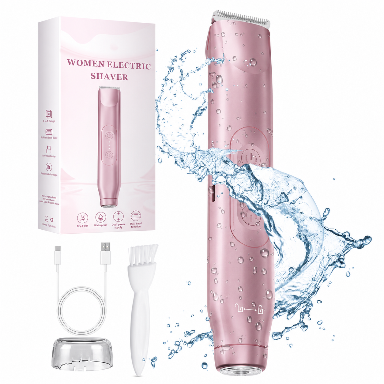 2-in-1 Bikini Trimmer & Shaver