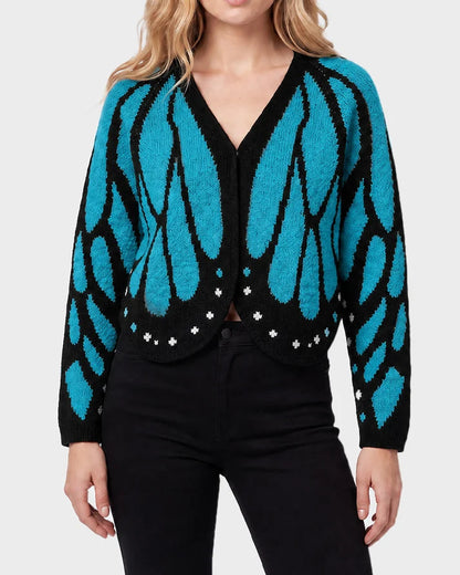 Midnight Monarch Wing Cardigan
