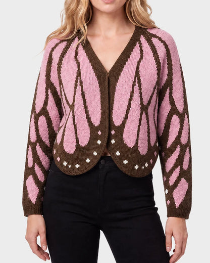 Midnight Monarch Wing Cardigan
