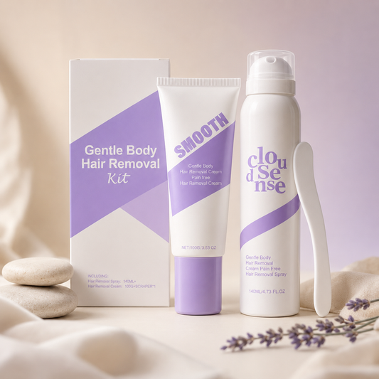 Hair Removal Kit for Sensitive Skin (Cream + Mousse)