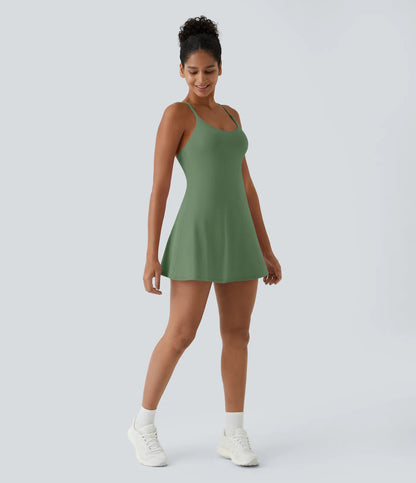 Softly Zero Plush Backless Active Dress-Easy Peezy Edition