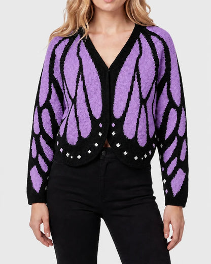 Midnight Monarch Wing Cardigan