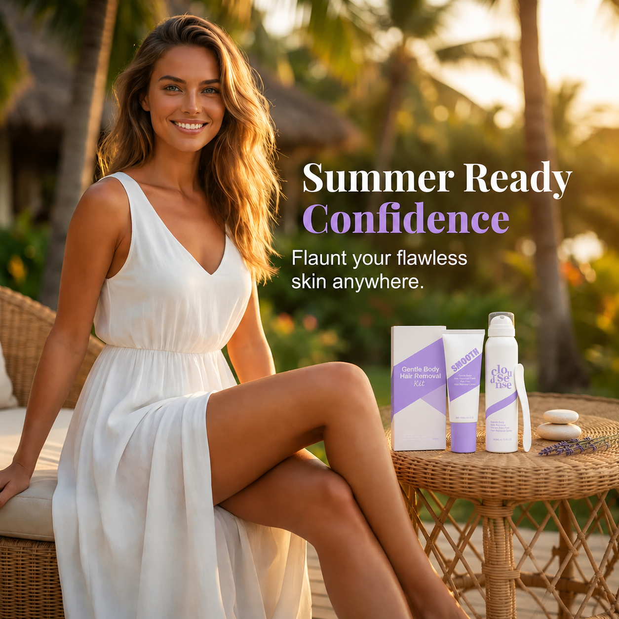 Hair Removal Kit for Sensitive Skin
