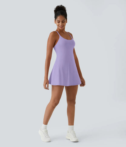 Softly Zero Plush Backless Active Dress-Easy Peezy Edition