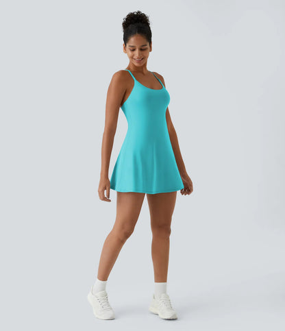 Softly Zero Plush Backless Active Dress-Easy Peezy Edition