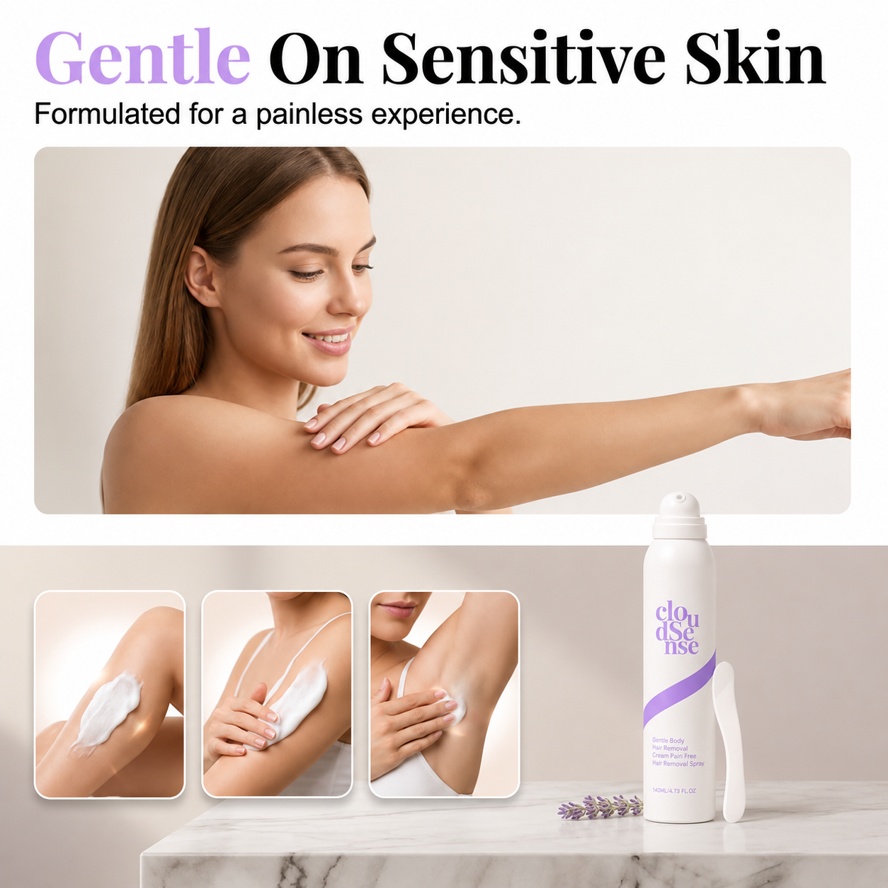 Hair Removal Kit for Sensitive Skin
