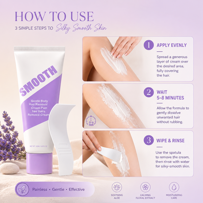 Painless Smooth Hair Removal Cream