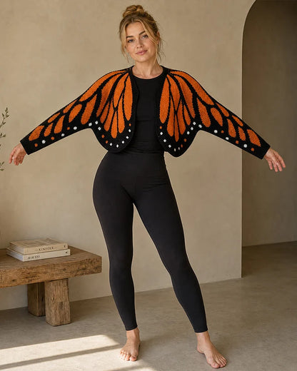 Midnight Monarch Wing Cardigan