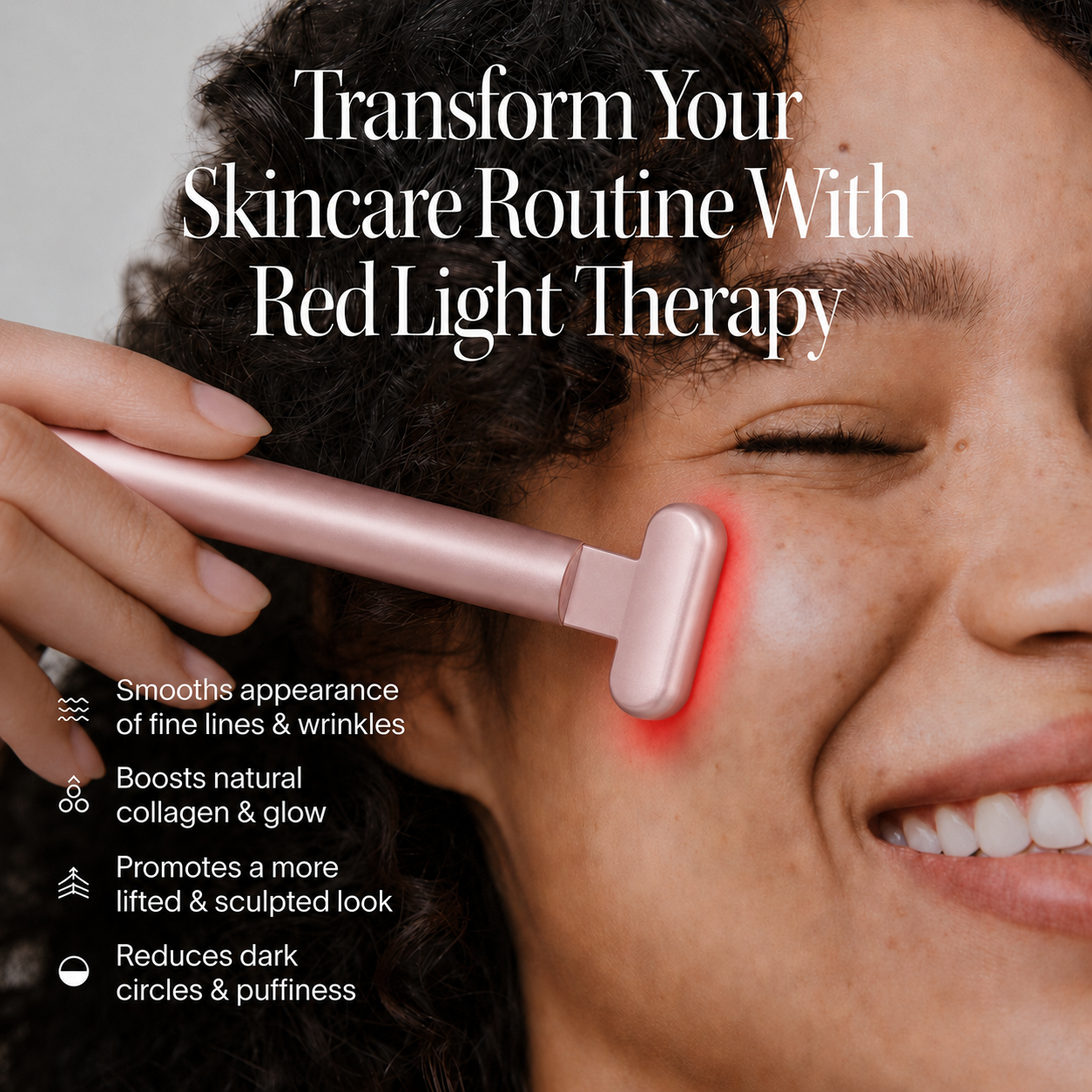 4-in-1 Red Light Therapy Skincare Wand