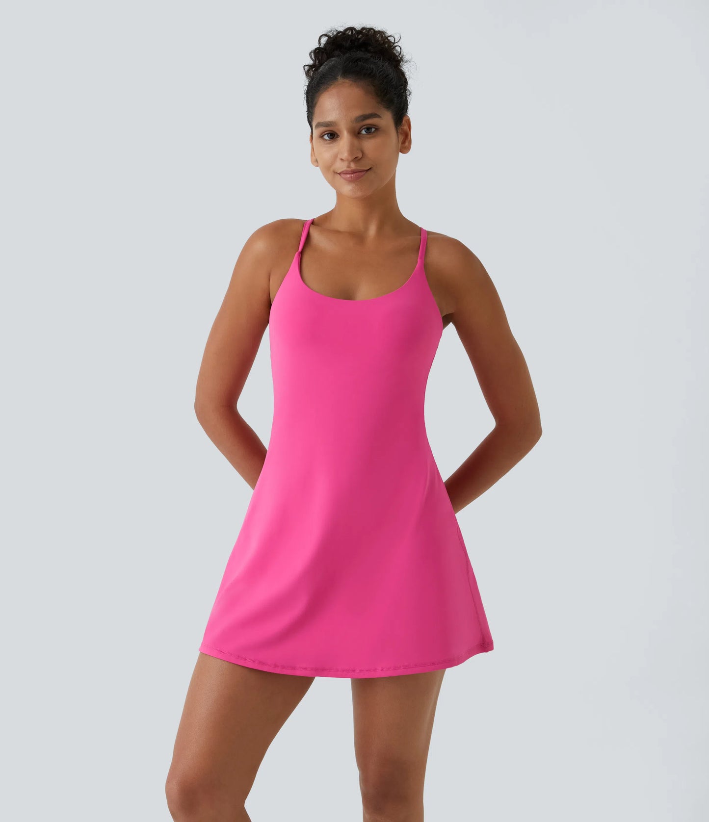 Softly Zero Plush Backless Active Dress-Easy Peezy Edition