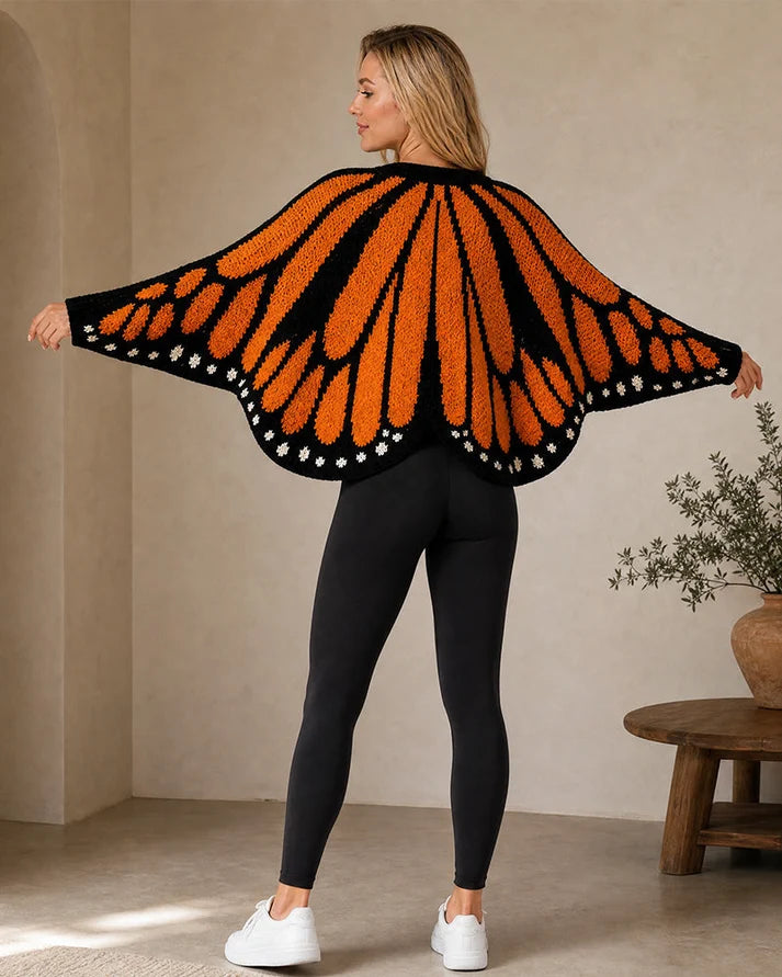 Midnight Monarch Wing Cardigan