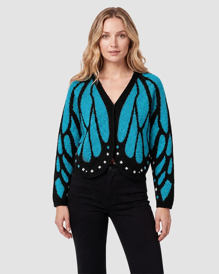 Midnight Monarch Wing Cardigan