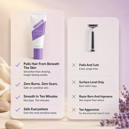 Painless Smooth Hair Removal Cream