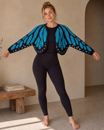 Midnight Monarch Wing Cardigan