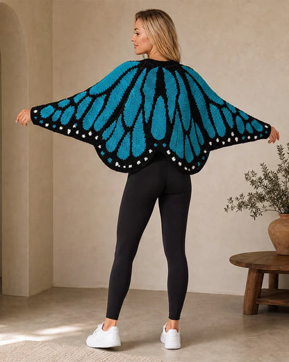 Midnight Monarch Wing Cardigan