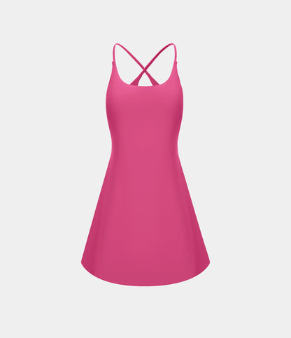Softly Zero Plush Backless Active Dress-Easy Peezy Edition