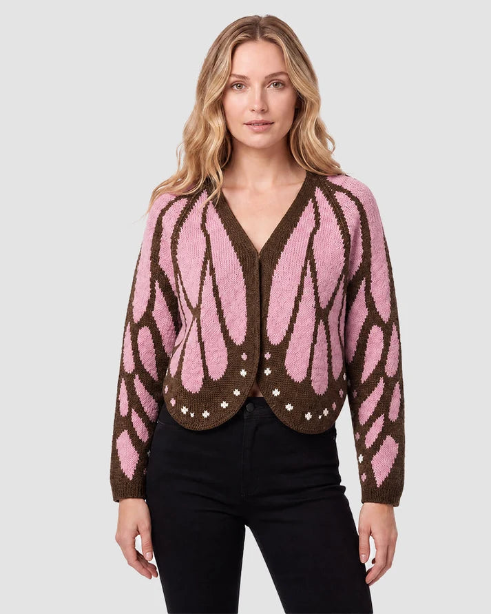 Midnight Monarch Wing Cardigan